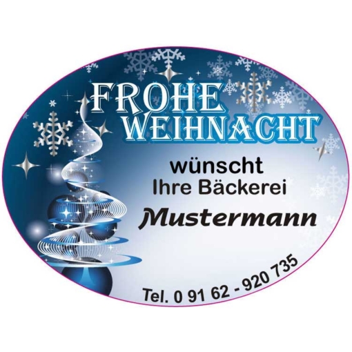 Weihnachtsaufkleber