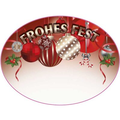 Diese Weihnachtsetiketten können Sie entweder mit der Hand beschriften oder aber auch optimal mit einem schaumermal24 Etikettendrucker bedrucken.