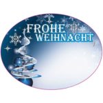 Diese Weihnachtsetiketten können Sie entweder mit der Hand beschriften oder aber auch optimal mit einem schaumermal24 Etikettendrucker bedrucken.