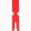 Schlaufenetikett rot