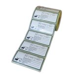 Wildbretetiketten zum Beschriften