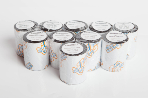 kurze Thermotransferfolie für Etikettendrucker