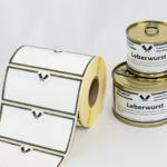 Aufkleber modern mit Steinoptik