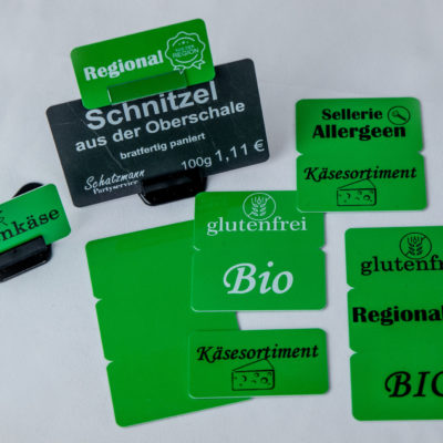 Knickkarten in grün