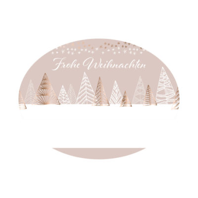 edle Weihnachtsetiketten