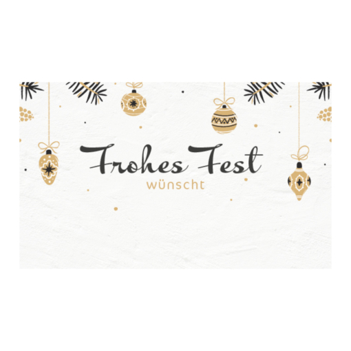 moderne Weihnachtsetiketten mit Kugeln