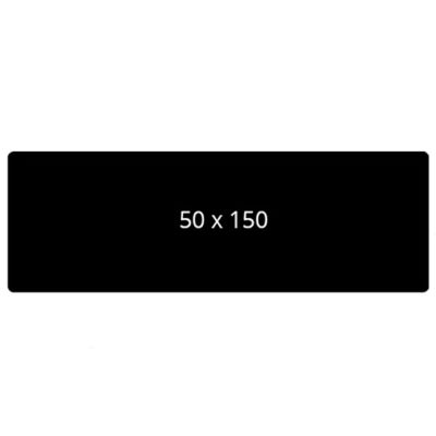 Karten 150x50mm schwarz matt