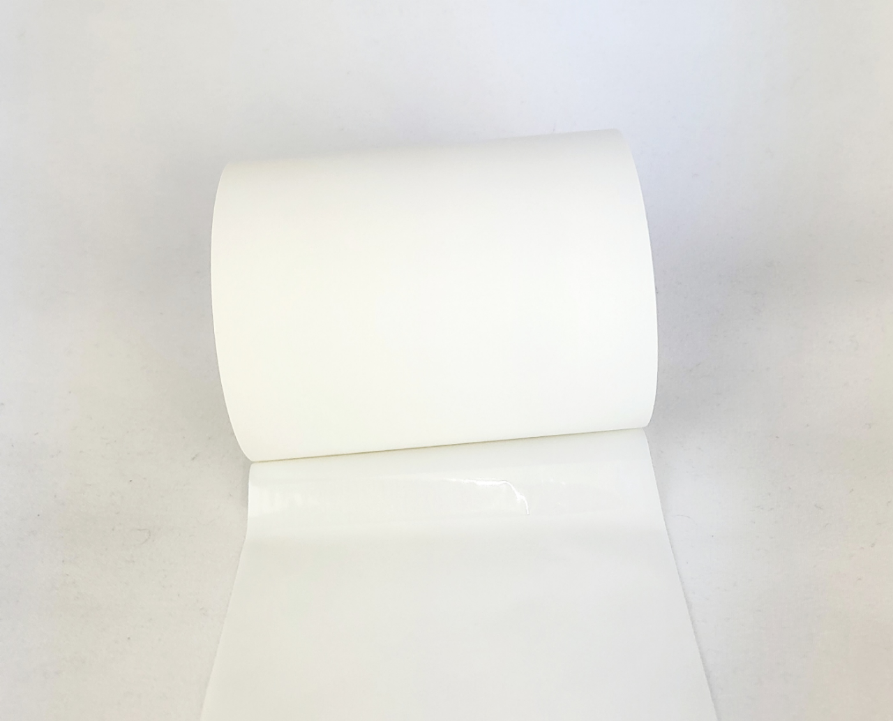 weiße Druckfolie für Etikettendrucker 80mm breit