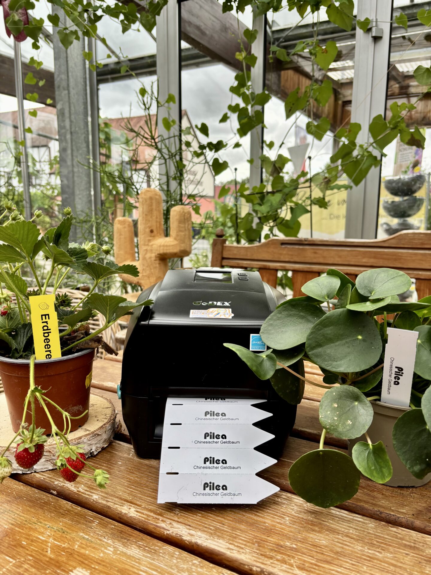 Stecketikettendrucker für Pflanzenetiketten